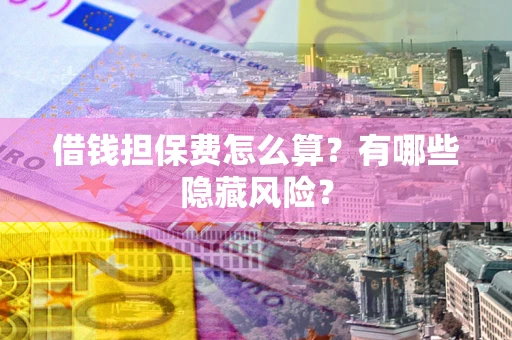 武汉借钱担保费怎么算？有哪些隐藏风险？