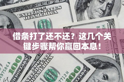 武汉借条打了还不还？这几个关键步骤帮你赢回本息！