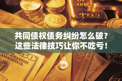 武汉共同债权债务纠纷怎么破？这些法律技巧让你不吃亏！