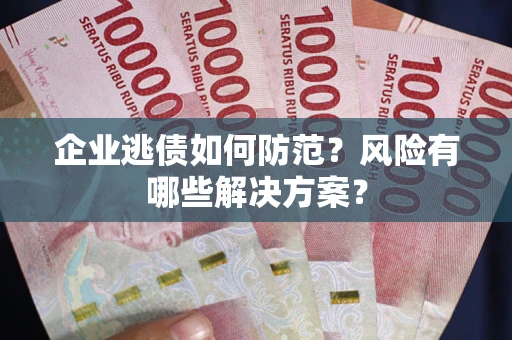 武汉企业逃债如何防范？风险有哪些解决方案？