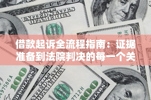 武汉借款起诉全流程指南：证据准备到法院判决的每一个关键步骤