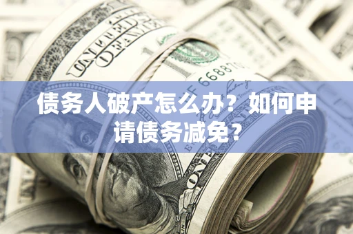 武汉债务人破产怎么办？如何申请债务减免？