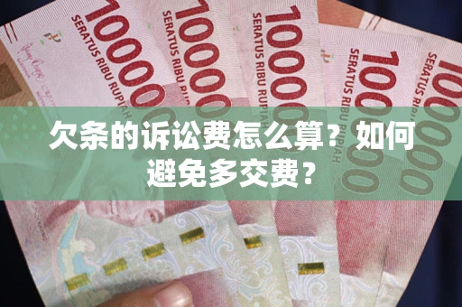 武汉欠条的诉讼费怎么算？如何避免多交费？