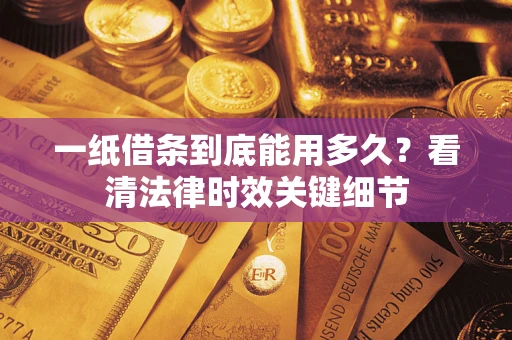 武汉一纸借条到底能用多久？看清法律时效关键细节