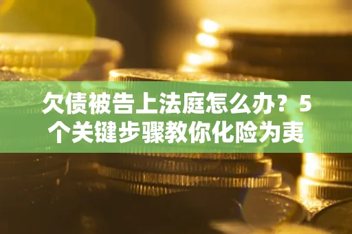武汉欠债被告上法庭怎么办？5个关键步骤教你化险为夷
