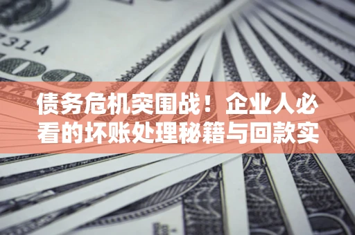 武汉债务危机突围战！企业人必看的坏账处理秘籍与回款实战指南