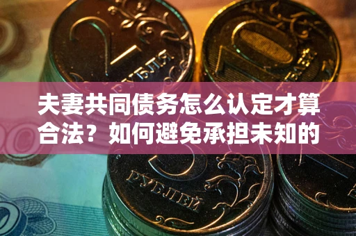 武汉夫妻共同债务怎么认定才算合法？如何避免承担未知的债务风险？